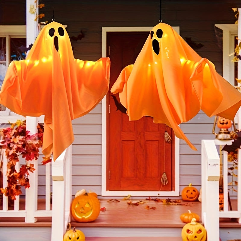 2er-Set LED Geisterlichter – Halloween Deko zum Aufhängen (Indoor & Outdoor)