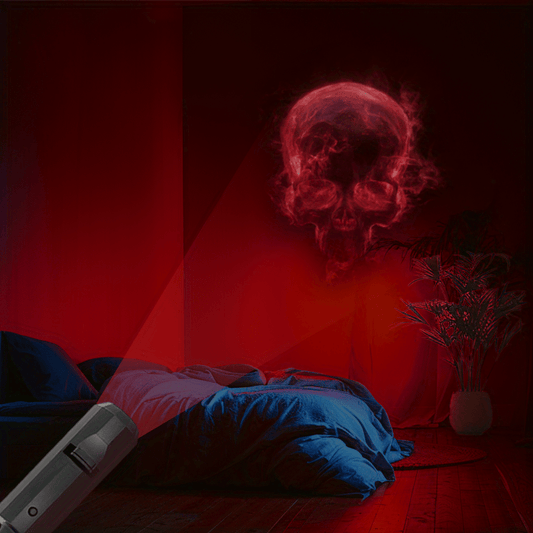 Halloween Projektor – USB-Licht mit 360° Rotation & gruseligem Design