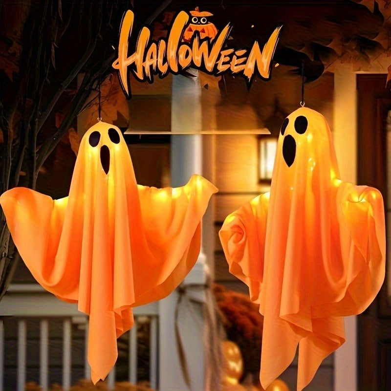 2er-Set LED Geisterlichter – Halloween Deko zum Aufhängen (Indoor & Outdoor)
