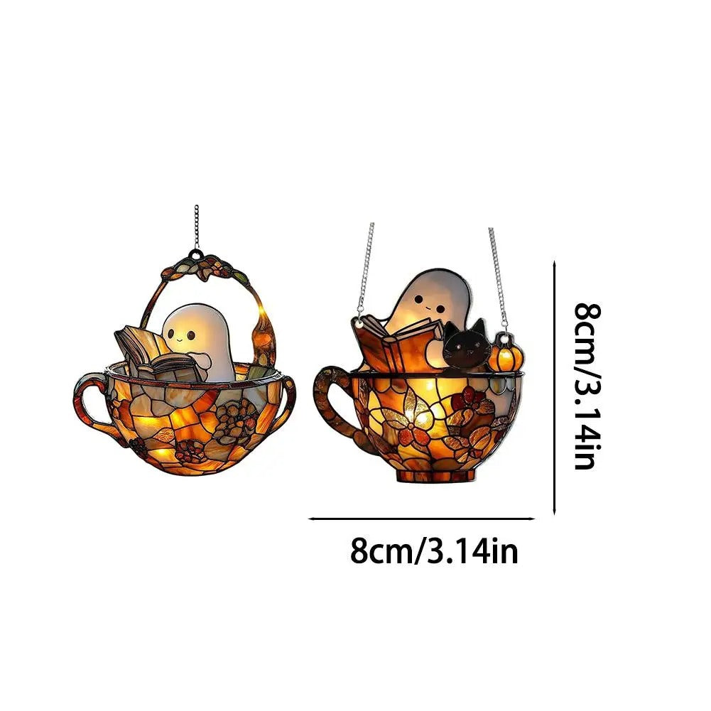 Halloween Geist – Magisches Fensterlicht für dein Zuhause